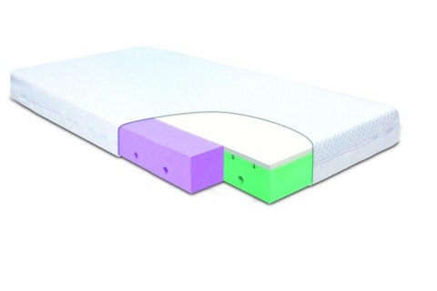 Materacyk do łóżeczka 60x120x10 Dual ortopedyczny biały dziecięcy niemowlęcy Materacyk do łóżeczka 60x120x10 Dual ortopedyczny biały dziecięcy niemowlęcy