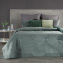 Narzuta dekoracyjna 220x240 Sofia 2 miętowa ciemna geometria welurowa Eurofirany Narzuta dekoracyjna 220x240 Sofia 2 miętowa ciemna geometria welurowa Eurofirany