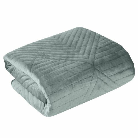 Narzuta dekoracyjna 220x240 Sofia 2 miętowa ciemna geometria welurowa Eurofirany Narzuta dekoracyjna 220x240 Sofia 2 miętowa ciemna geometria welurowa Eurofirany