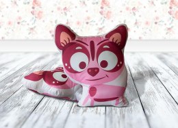 Poduszka przytulanka 40x40 D-100 Piesek pies różowy dog kształtka dekoracyjna