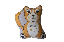 Poduszka przytulanka 40x40 D-110 Lisek lis rudy love kształtka nov dekoracyjna