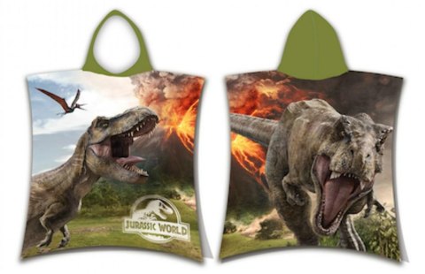 Poncho dla dzieci 50x115 Park Jurajski dinozaury 7615 ręcznik z kapturem dziecięce Jurassic World Park Poncho dla dzieci 50x115 Park Jurajski dinozaury 7615 ręcznik z kapturem dziecięce Jurassic World Park
