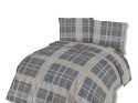 Pościel bawełniana 220x200 71455/1 krata szara brązowa geometria Cottonlove 2 Pościel bawełniana 220x200 71455/1 krata szara brązowa geometria Cottonlove 2