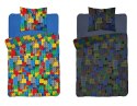 Pościel świecąca w ciemności 140x200 Klocki konstrukcyjne 3534 A bawełniana wielokolorowa Fluo 8477 młodzieżowa dziecięca Pościel świecąca w ciemności 140x200 Klocki konstrukcyjne 3534 A bawełniana wielokolorowa Fluo 8477 młodzieżowa dziecięca