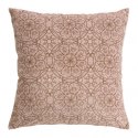 Poszewka dekoracyjna 45x45 Blink 10 pudrowa beżowa rozety welurowa ornamenty orientalna Eurofirany