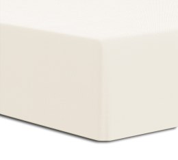 Prześcieradło jersey elastan 220x200 z gumką ekri ekologia na wysoki materac 25 cm Luxury