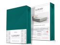 Prześcieradło jersey elastan 220x200 z gumką zielone na wysoki materac 25 cm Luxury Prześcieradło jersey elastan 220x200 z gumką zielone na wysoki materac 25 cm Luxury
