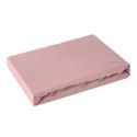 Prześcieradło jersey z gumką 120x200 pudrowe różowe na wysoki materac 25 cm 125 g/m2 Prześcieradło jersey z gumką 120x200 pudrowe różowe na wysoki materac 25 cm 125 g/m2