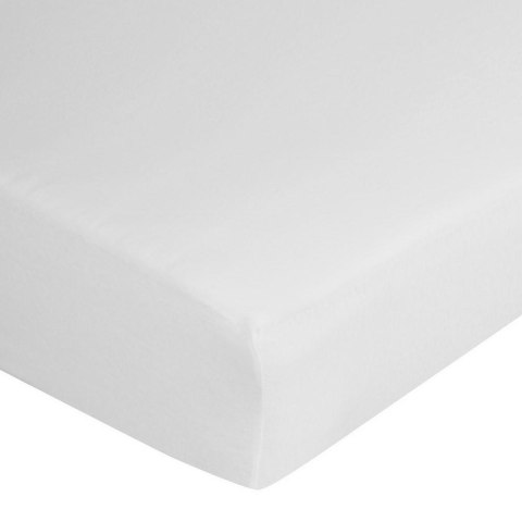 Prześcieradło jersey z gumką 140x200 białe na wysoki materac 30 cm 125 g/m2 Prześcieradło jersey z gumką 140x200 białe na wysoki materac 30 cm 125 g/m2