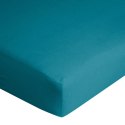 Prześcieradło jersey z gumką 140x200 turkusowe na wysoki materac 30 cm 125 g/m2 Prześcieradło jersey z gumką 140x200 turkusowe na wysoki materac 30 cm 125 g/m2
