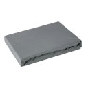 Prześcieradło jersey z gumką 220x200 stalowe na wysoki materac 30 cm 125 g/m2 Prześcieradło jersey z gumką 220x200 stalowe na wysoki materac 30 cm 125 g/m2