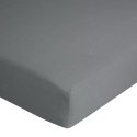 Prześcieradło jersey z gumką 220x200 stalowe na wysoki materac 30 cm 125 g/m2 Prześcieradło jersey z gumką 220x200 stalowe na wysoki materac 30 cm 125 g/m2