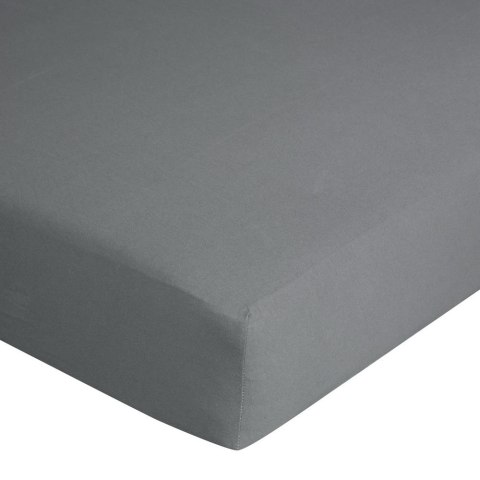 Prześcieradło jersey z gumką 220x200 stalowe na wysoki materac 30 cm 125 g/m2 Prześcieradło jersey z gumką 220x200 stalowe na wysoki materac 30 cm 125 g/m2