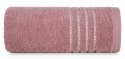 Ręcznik 30x50 Fiore lililowy ciemny 500g/m2 frotte ozdobiony bordiurą w postaci cienkich paseczków Eurofirany Ręcznik 30x50 Fiore lililowy ciemny 500g/m2 frotte ozdobiony bordiurą w postaci cienkich paseczków Eurofirany
