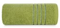 Ręcznik 70x140 Fiore oliwkowy 500g/m2 frotte ozdobiony bordiurą w postaci cienkich paseczków Eurofirany Ręcznik 70x140 Fiore oliwkowy 500g/m2 frotte ozdobiony bordiurą w postaci cienkich paseczków Eurofirany