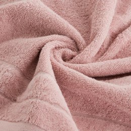 Ręcznik Damla 50x90 pudrowy różowy 500g/m2 frotte Eurofirany