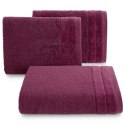 Ręcznik Damla 70x140 amarantowy 500g/m2 frotte Eurofirany Ręcznik Damla 70x140 amarantowy 500g/m2 frotte Eurofirany