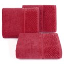 Ręcznik Ibiza 30x50 czerwony 550g/m2 frotte Eurofirany Ręcznik Ibiza 30x50 czerwony 550g/m2 frotte Eurofirany