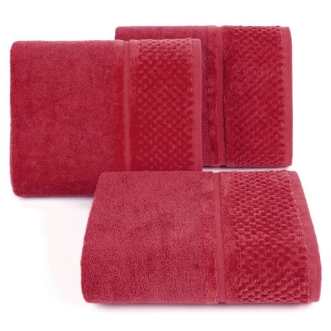 Ręcznik Ibiza 30x50 czerwony 550g/m2 frotte Eurofirany Ręcznik Ibiza 30x50 czerwony 550g/m2 frotte Eurofirany