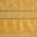 Ręcznik Jessi 30x50 musztardowy 500g/m2 z fakturą wytłaczanej krateczki i welurową bordiurą frotte Eurofirany Ręcznik Jessi 30x50 musztardowy 500g/m2 z fakturą wytłaczanej krateczki i welurową bordiurą frotte Eurofirany