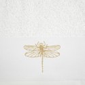 Ręcznik Lori 1 50x90 biały ważka 485g/m2 frotte Eurofirany