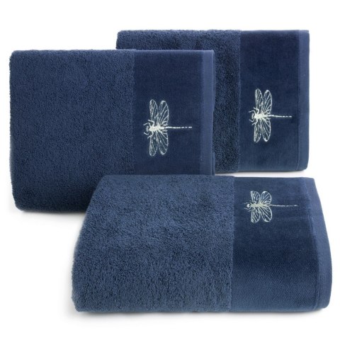 Ręcznik Lori 1 50x90 granatowy ważka 485g/m2 frotte Eurofirany Ręcznik Lori 1 50x90 granatowy ważka 485g/m2 frotte Eurofirany