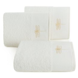 Ręcznik Lori 1 50x90 kremowy ważka 485g/m2 frotte Eurofirany