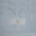 Ręcznik Lori 1 50x90 srebrny ważka 485g/m2 frotte Eurofirany