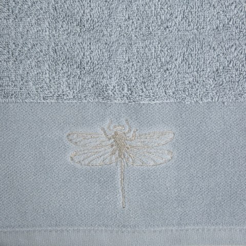 Ręcznik Lori 1 50x90 srebrny ważka 485g/m2 frotte Eurofirany Ręcznik Lori 1 50x90 srebrny ważka 485g/m2 frotte Eurofirany