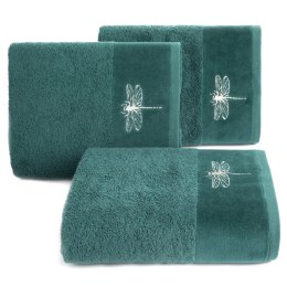 Ręcznik Lori 1 50x90 turkusowy ważka 485g/m2 frotte Eurofirany