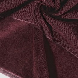 Ręcznik Lucy 30x50 bordowy 500g/m2 frotte Eurofirany