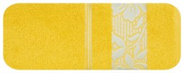 Ręcznik Sylwia 70x140 musztardowy 500g/m2 frotte Eurofirany