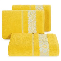 Ręcznik Sylwia 70x140 musztardowy 500g/m2 frotte Eurofirany