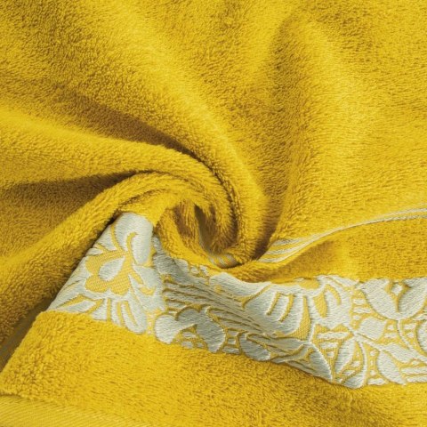 Ręcznik Sylwia 70x140 musztardowy 500g/m2 frotte Eurofirany Ręcznik Sylwia 70x140 musztardowy 500g/m2 frotte Eurofirany