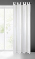 Firana 140x250 Lucy biała gotowa na szelkach z delikatnego i lekkiego woalu Eurofirany Firana 140x250 Lucy biała gotowa na szelkach z delikatnego i lekkiego woalu Eurofirany