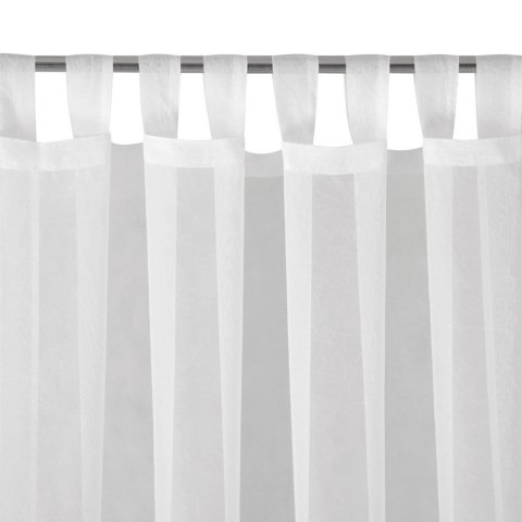 Firana 140x250 Lucy biała gotowa na szelkach z delikatnego i lekkiego woalu Eurofirany Firana 140x250 Lucy biała gotowa na szelkach z delikatnego i lekkiego woalu Eurofirany
