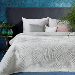 Narzuta dekoracyjna 170x210 Stone 1 biała liście Eurofirany