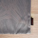 Obrus 40x140 Goja srebrny bieżnik liście miłorzębu Pierre Cardin z błyszczącym nadrukiem welurowy Eurofirany Obrus 40x140 Goja srebrny bieżnik liście miłorzębu Pierre Cardin z błyszczącym nadrukiem welurowy Eurofirany