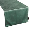 Obrus 40x140 Goja zielony ciemny bieżnik liście miłorzębu Pierre Cardin z błyszczącym nadrukiem welurowy Eurofirany Obrus 40x140 Goja zielony ciemny bieżnik liście miłorzębu Pierre Cardin z błyszczącym nadrukiem welurowy Eurofirany