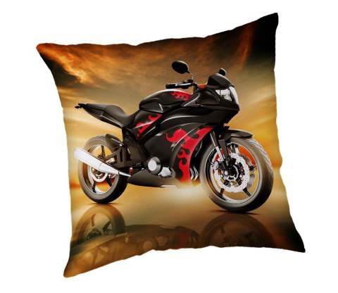 Poduszka dekoracyjna 40x40 Motor 9756 Motorbike czarny czerwony motocykl red black młodzieżowa na prezent Poduszka dekoracyjna 40x40 Motor 9756 Motorbike czarny czerwony motocykl red black młodzieżowa na prezent