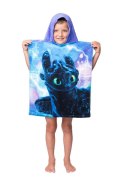 Poncho dla dzieci 50x115 Jak wytresować smoka 3 ręcznik z kapturem 7721 dziecięce Poncho dla dzieci 50x115 Jak wytresować smoka 3 ręcznik z kapturem 7721 dziecięce