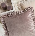 Poszewka dekoracyjna 45x45 Velvet czerwona falbanka welurowa Eurofirany Poszewka dekoracyjna 45x45 Velvet czerwona falbanka welurowa Eurofirany