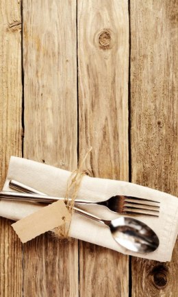 Ręczniczek do przedszkola 30x50 Sztućce Kuchnia 3466 widelec łyżka Kitchen dziecięcy bawełniany do rąk