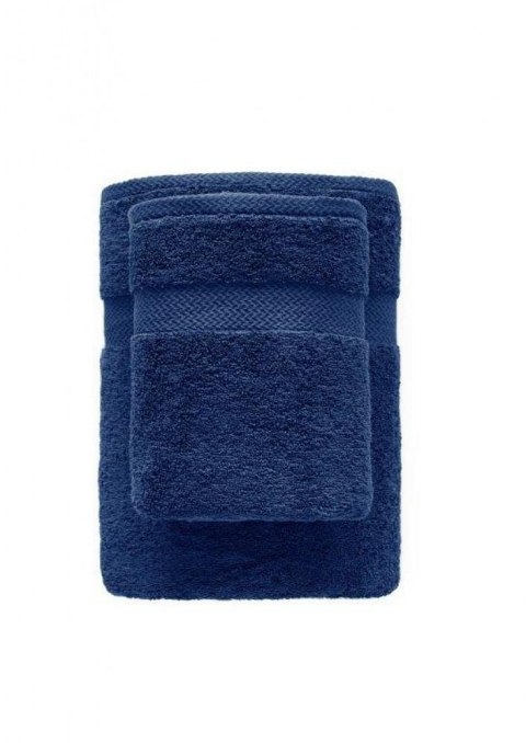 Ręcznik Fashion 50x100 granatowy 550g/m2 z bordiurą frotte bawełniany jednobarwny Ręcznik Fashion 50x100 granatowy 550g/m2 z bordiurą frotte bawełniany jednobarwny