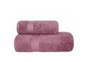 Ręcznik Fashion 50x100 różowy 550g/m2 z bordiurą frotte bawełniany jednobarwny Ręcznik Fashion 50x100 różowy 550g/m2 z bordiurą frotte bawełniany jednobarwny