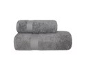 Ręcznik Fashion 70x140 szary 550g/m2 z bordiurą frotte bawełniany jednobarwny Ręcznik Fashion 70x140 szary 550g/m2 z bordiurą frotte bawełniany jednobarwny