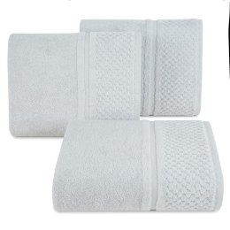 Ręcznik Ibiza 70x140 srebrny 550g/m2 frotte Eurofirany