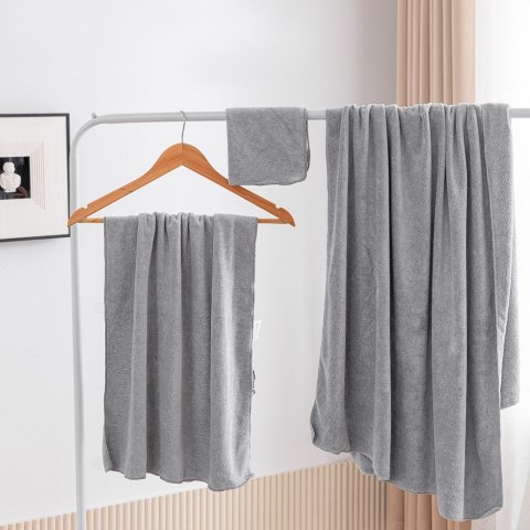 Ręcznik szybkoschnący 30x30 Active szary z mikrofibry 380g/m2 Ręcznik szybkoschnący 30x30 Active szary z mikrofibry 380g/m2
