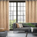 Zasłona 140x250 Goja beżowa welurowa liście miłorzębu na przelotkach Pierre Cardin z błyszczącym nadrukiem Eurofirany Zasłona 140x250 Goja beżowa welurowa liście miłorzębu na przelotkach Pierre Cardin z błyszczącym nadrukiem Eurofirany