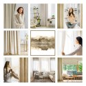 Zasłona 140x250 Goja beżowa welurowa liście miłorzębu na przelotkach Pierre Cardin z błyszczącym nadrukiem Eurofirany Zasłona 140x250 Goja beżowa welurowa liście miłorzębu na przelotkach Pierre Cardin z błyszczącym nadrukiem Eurofirany